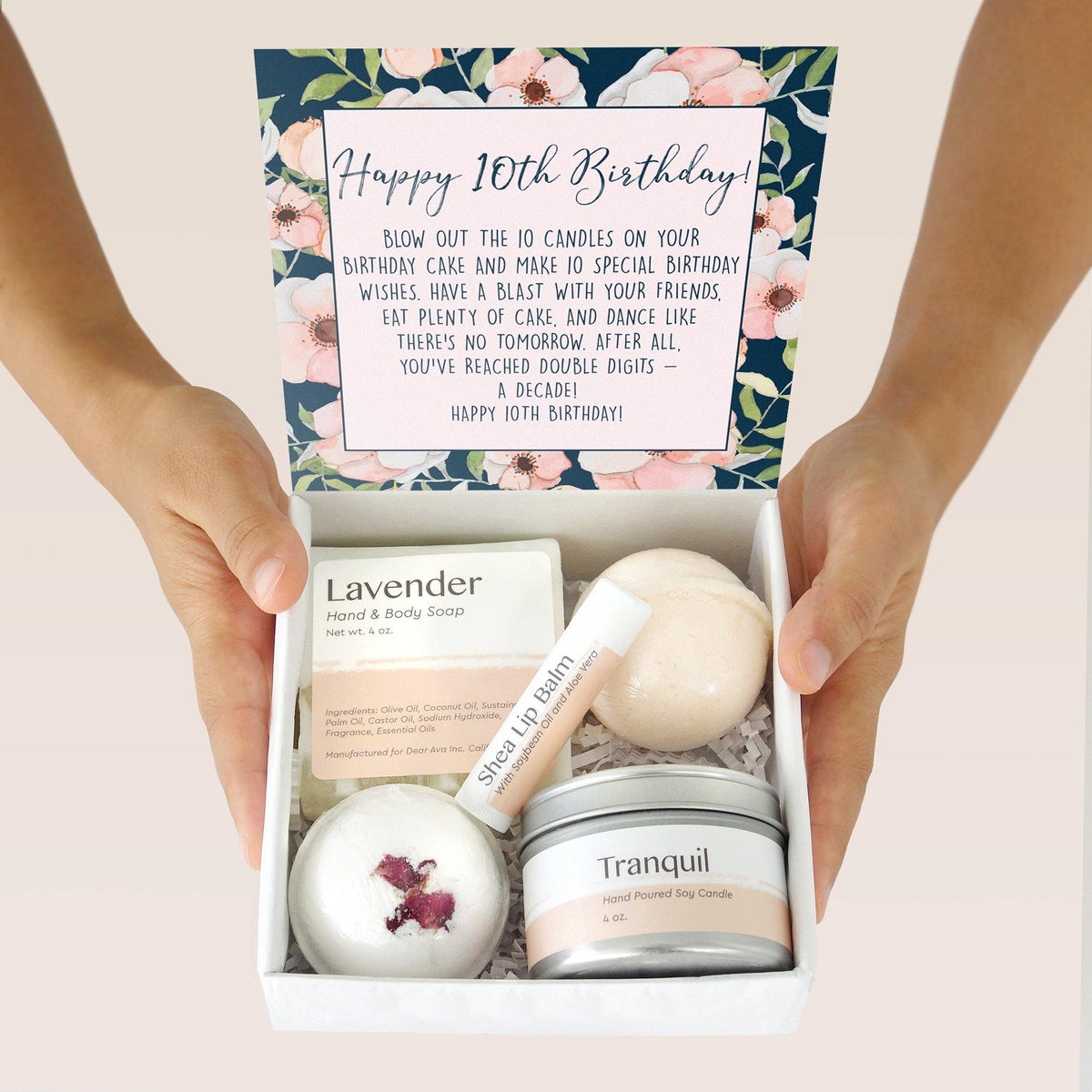 10th Birthday Gift Spa Gift Box - Dear Ava