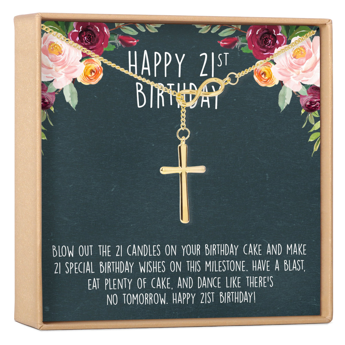 21st Birthday Necklace, Multiple Styles - Dear Ava