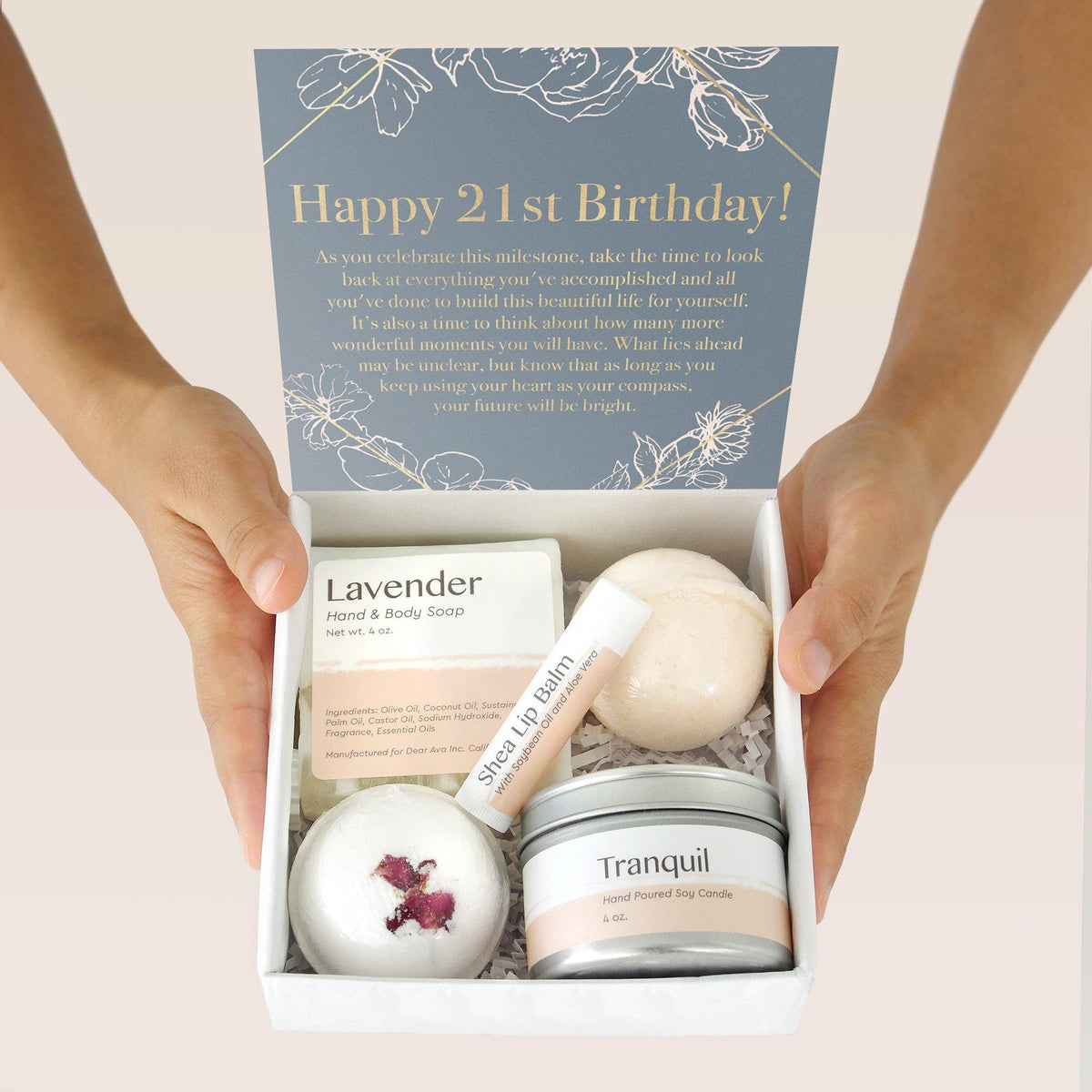 21st Birthday Spa Gift Box - Dear Ava