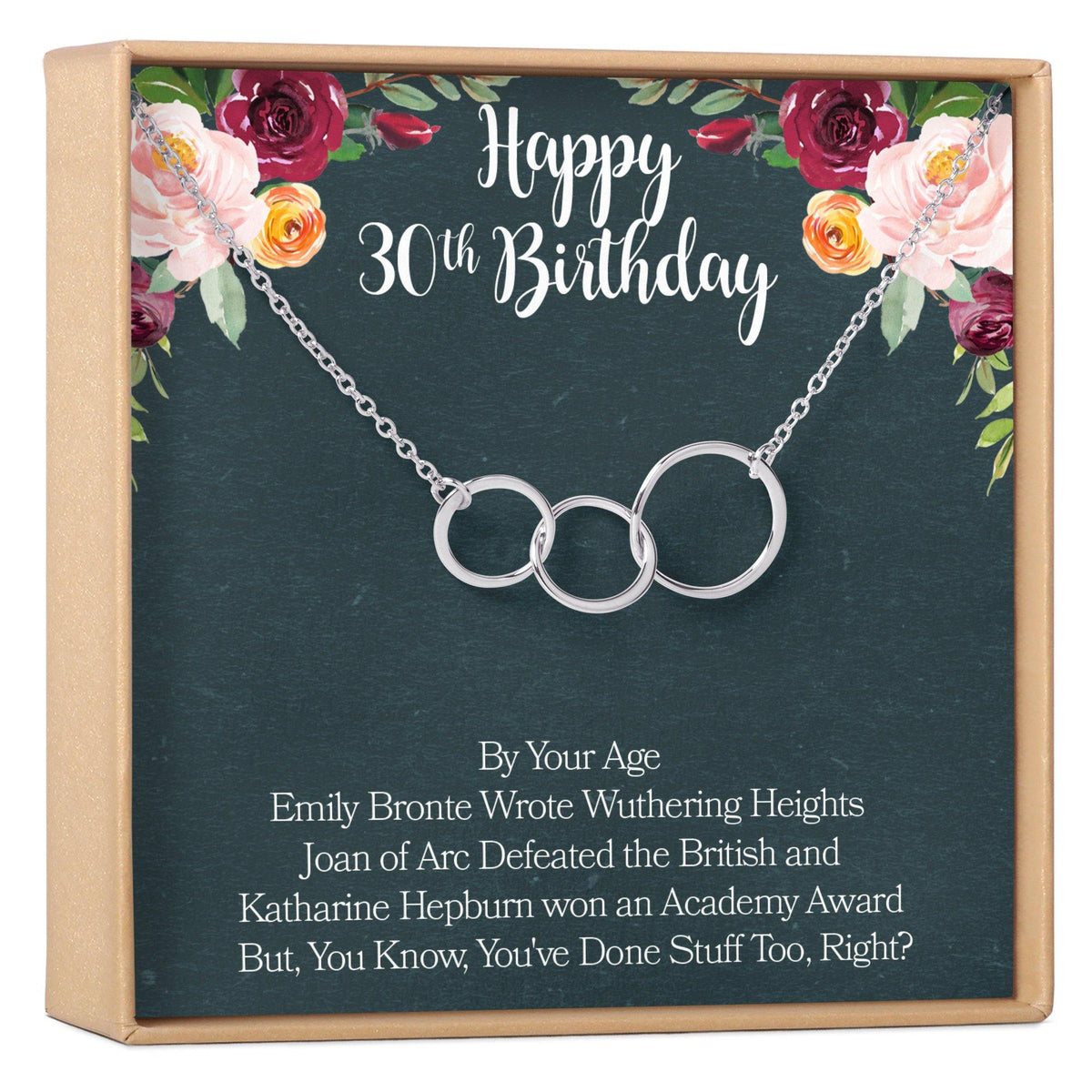 30th Birthday Necklace - Dear Ava