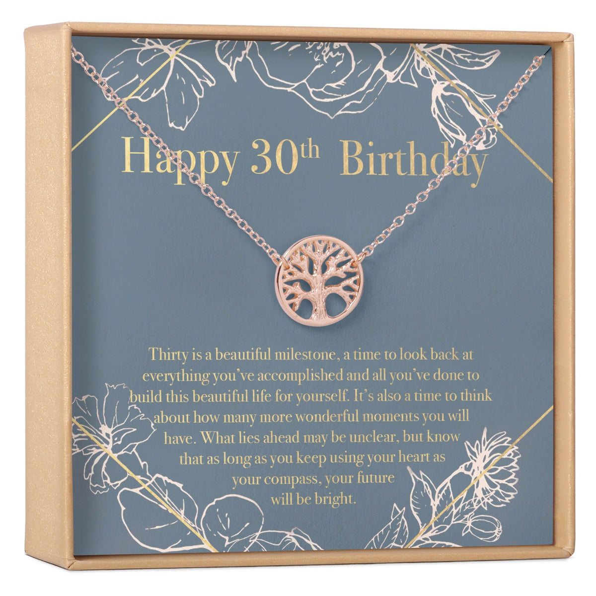 30th Birthday Necklace - Dear Ava