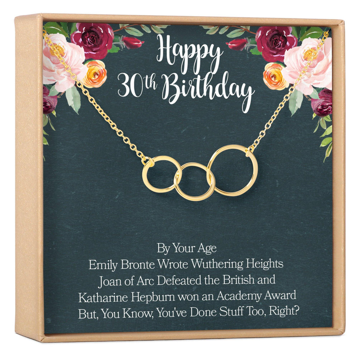 30th Birthday Necklace - Dear Ava