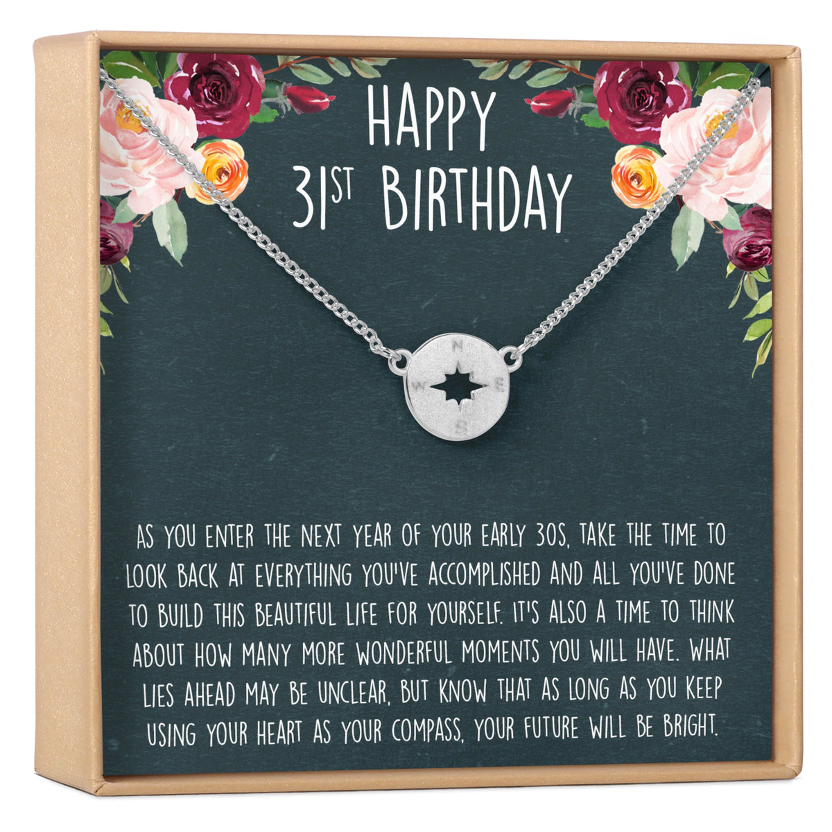 31st Birthday Necklace - Dear Ava