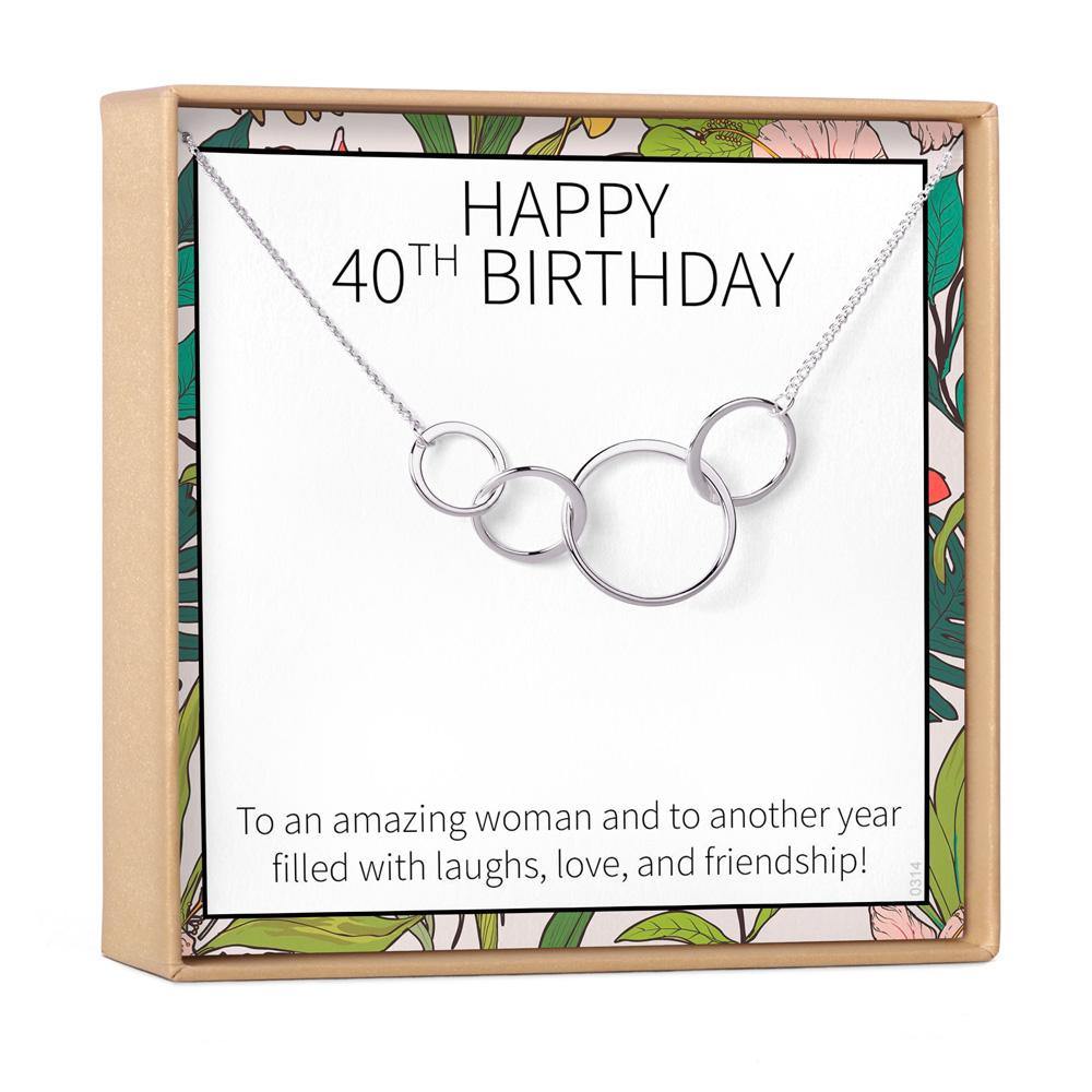 40th Birthday Necklace - Dear Ava