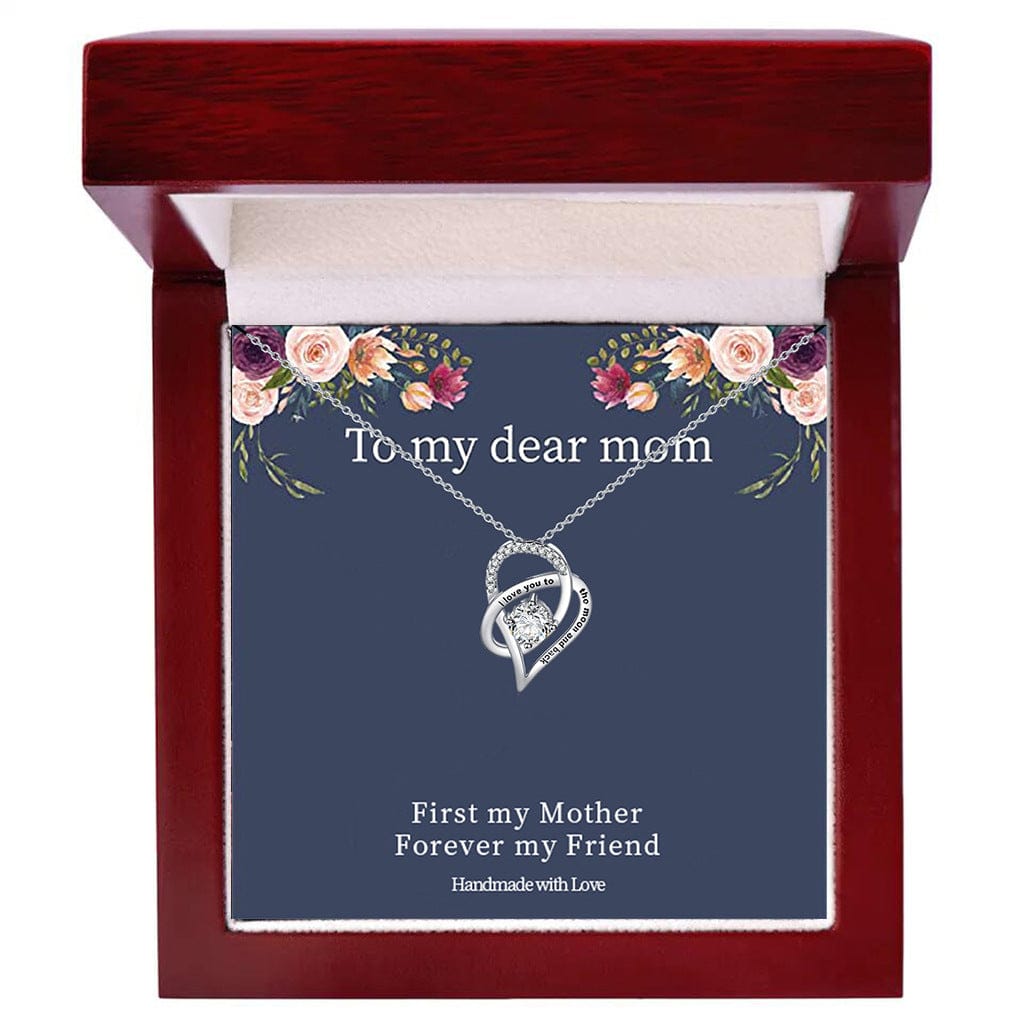 To Mom, Necklace  with LED Gift Box