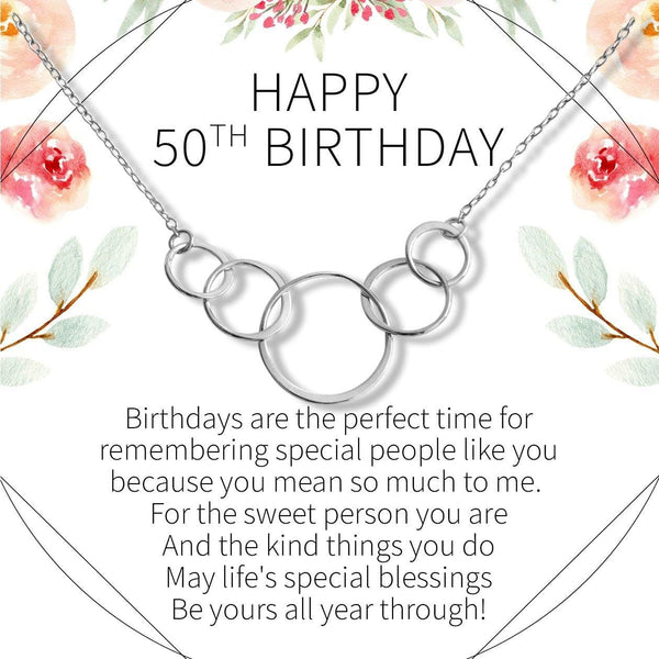 50th Birthday Necklace