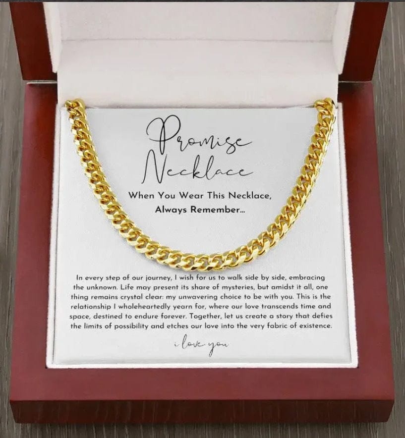 To My Son, Promise Necklace with LED Gift Box