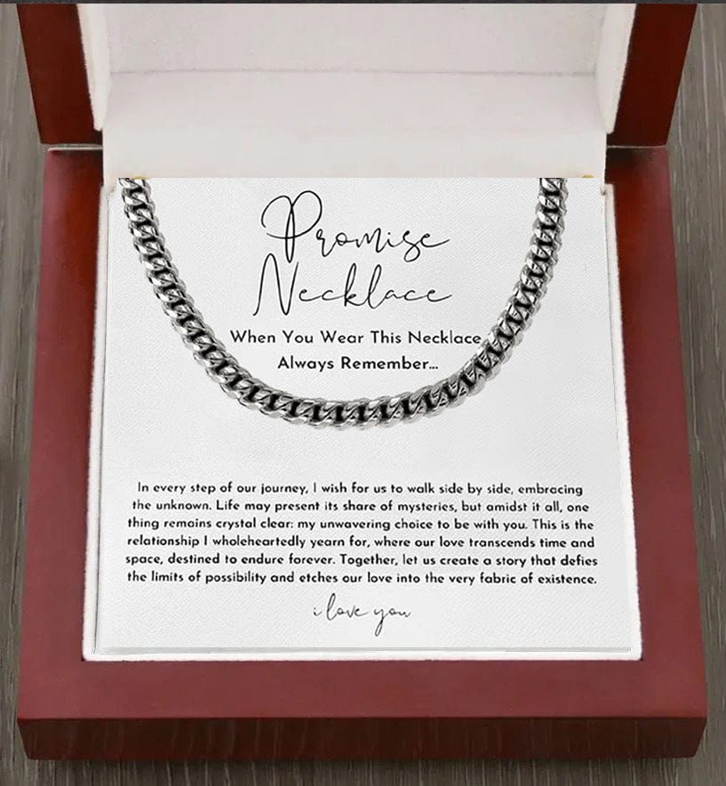 To My Son, Promise Necklace with LED Gift Box