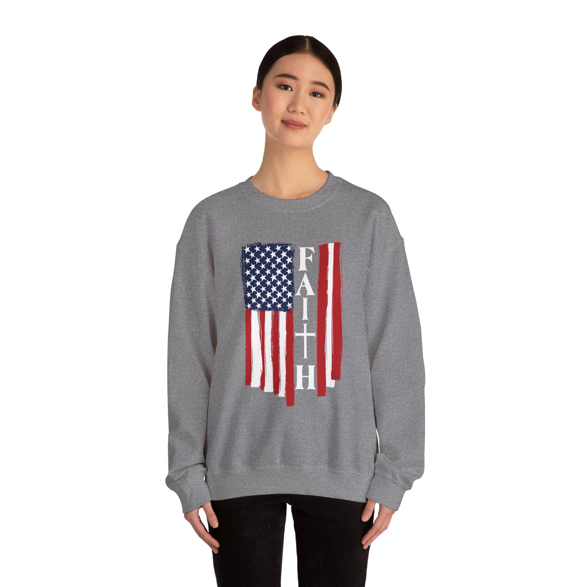 American Faith Crewneck Sweatshirt - Dear Ava