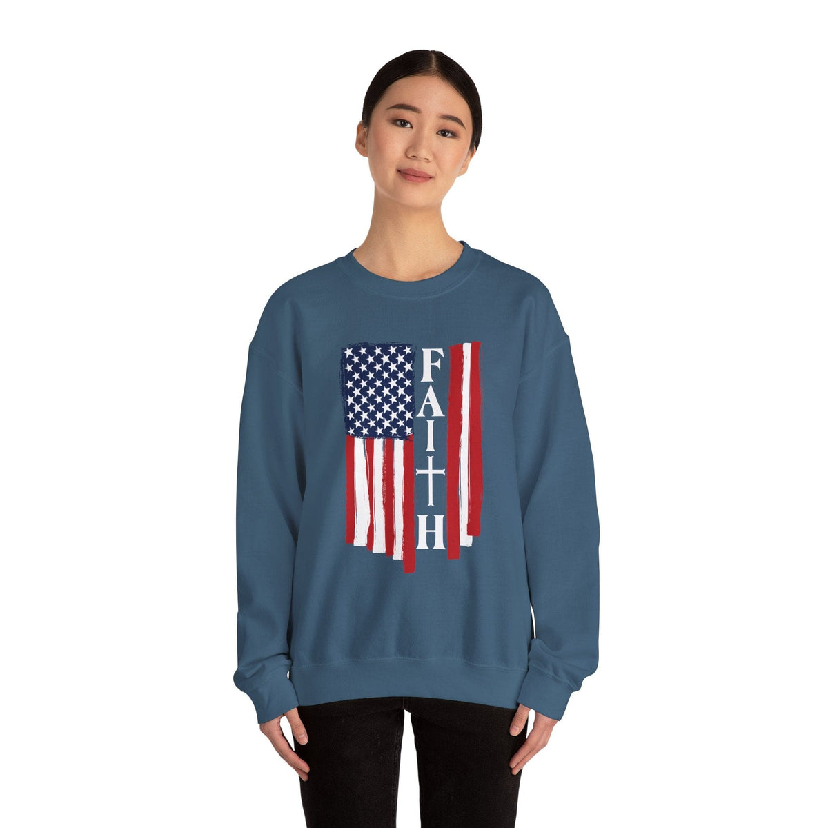 American Faith Crewneck Sweatshirt - Dear Ava