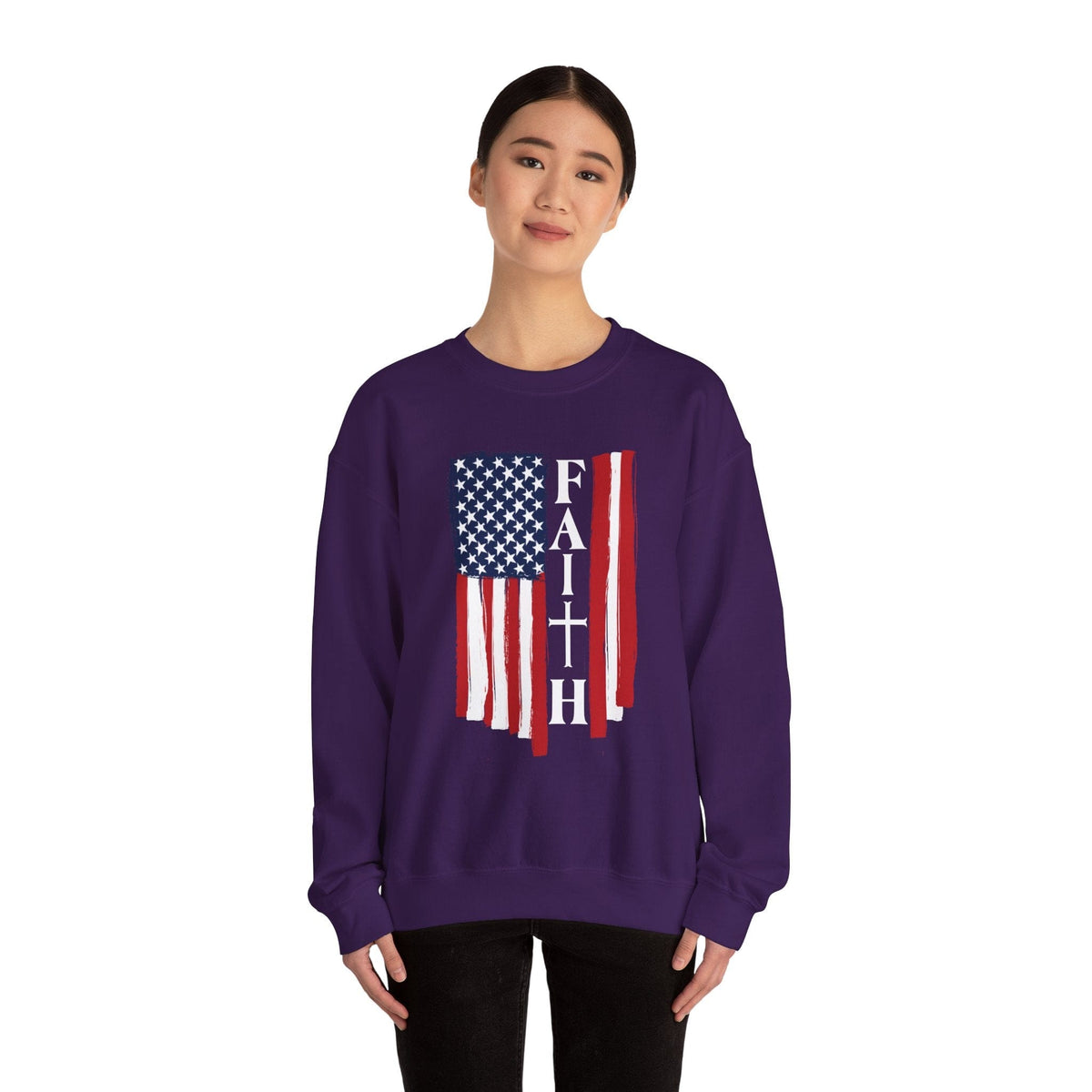 American Faith Crewneck Sweatshirt - Dear Ava