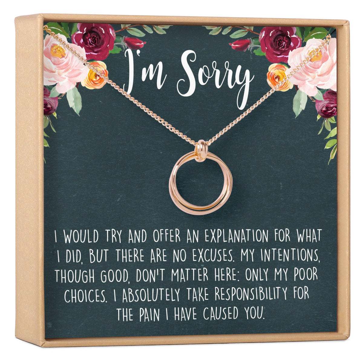 Apology Necklace - Dear Ava