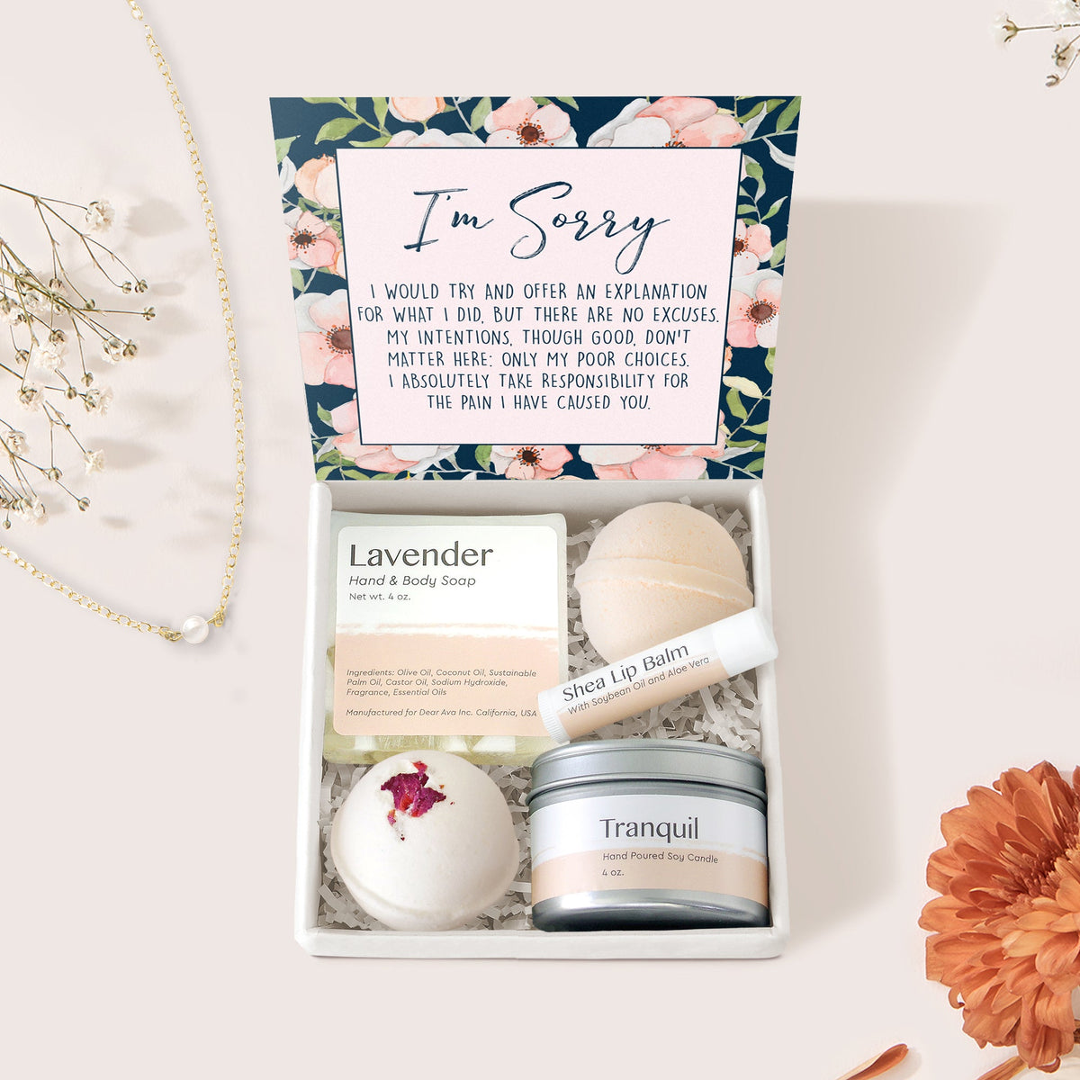 Apology Spa Gift Box - Dear Ava