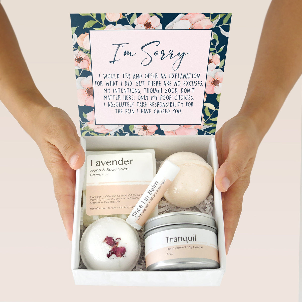 Apology Spa Gift Box - Dear Ava