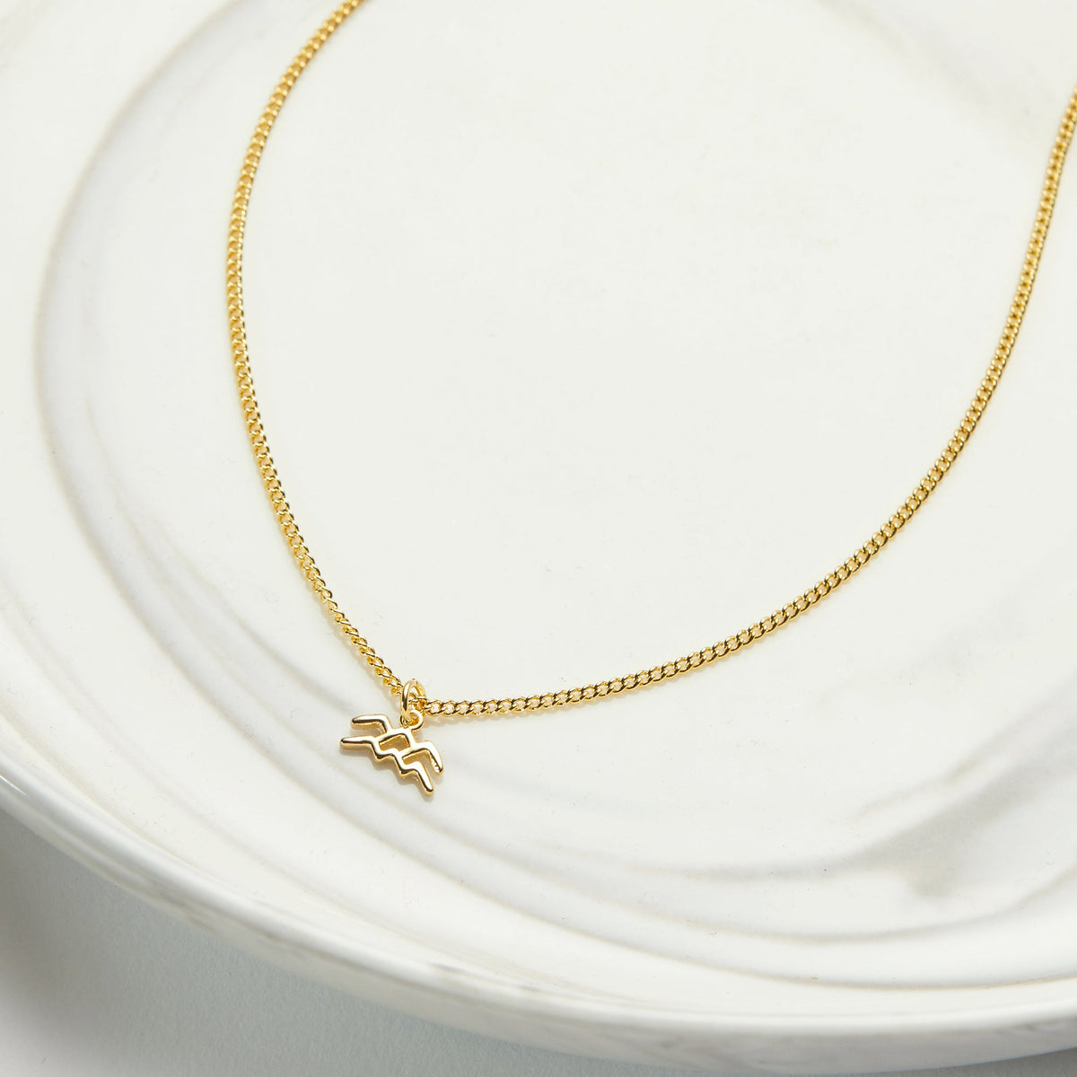 Aquarius Zodiac Gift Necklace - Dear Ava