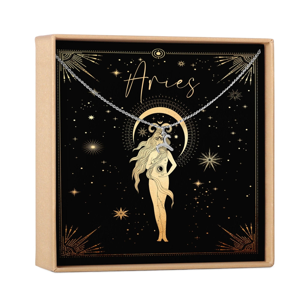 Aries Zodiac Deity Necklace - Dear Ava