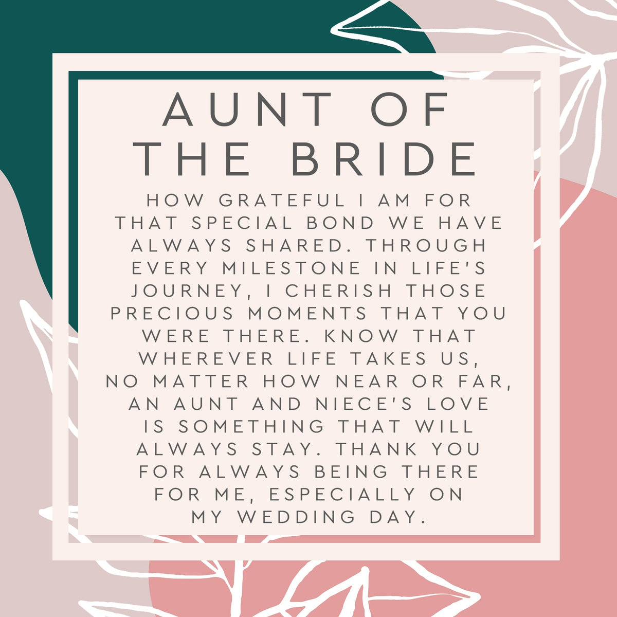 Aunt of the Bride Spa Gift Box - Dear Ava