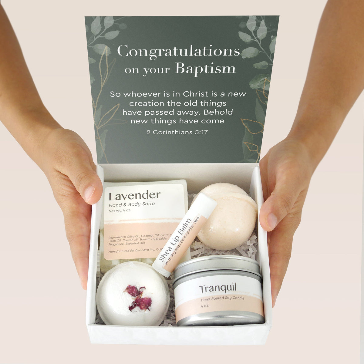 Baptism and Christening Spa Gift Box - Dear Ava