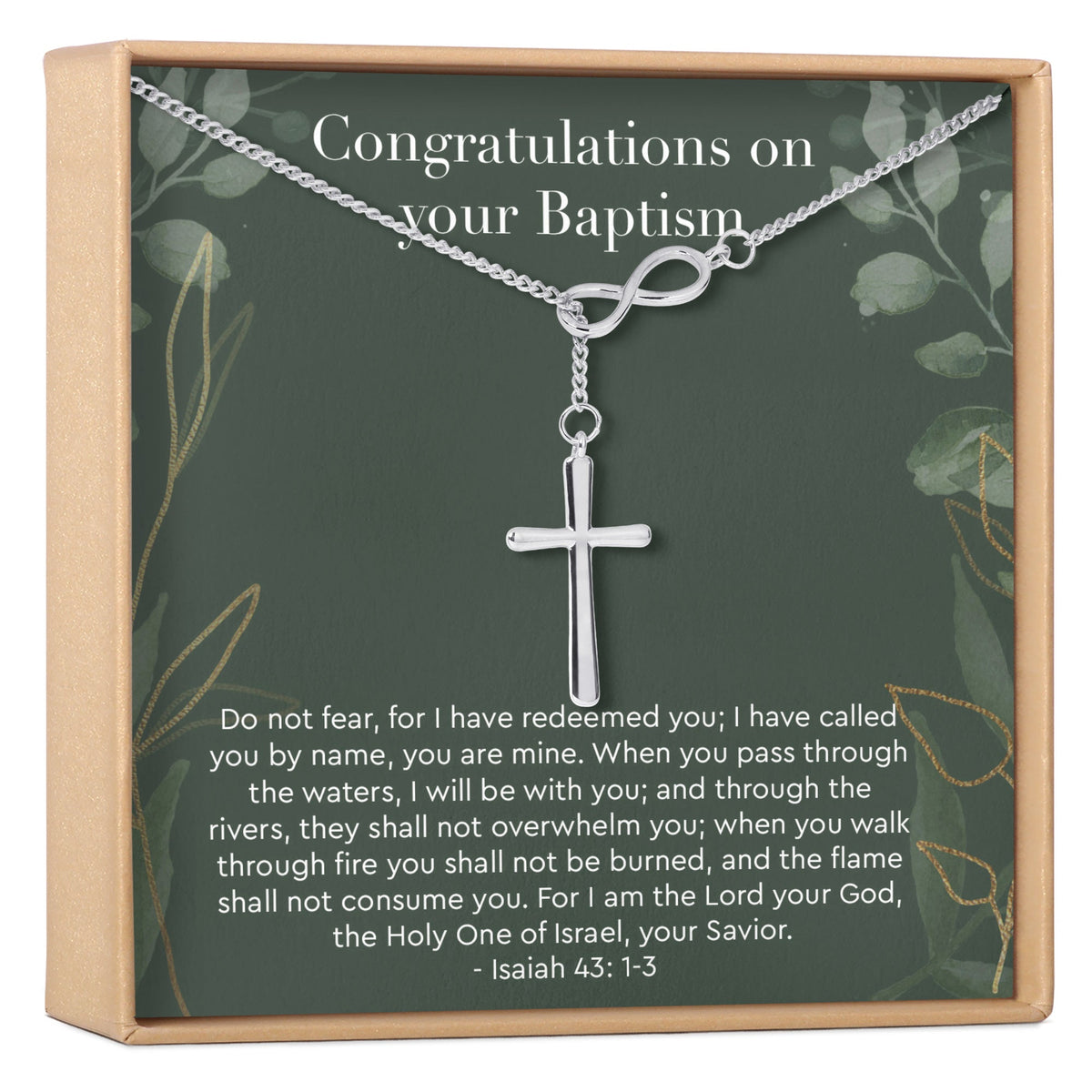 Baptism Cross Necklace - Dear Ava