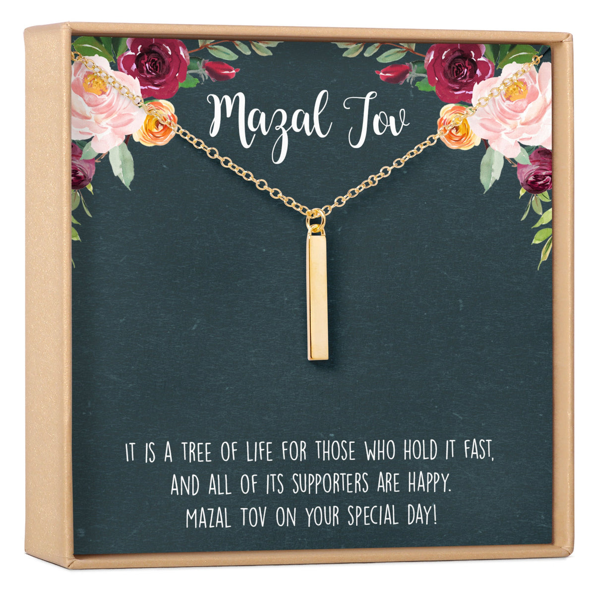 Bat Mitzvah Necklace - Dear Ava