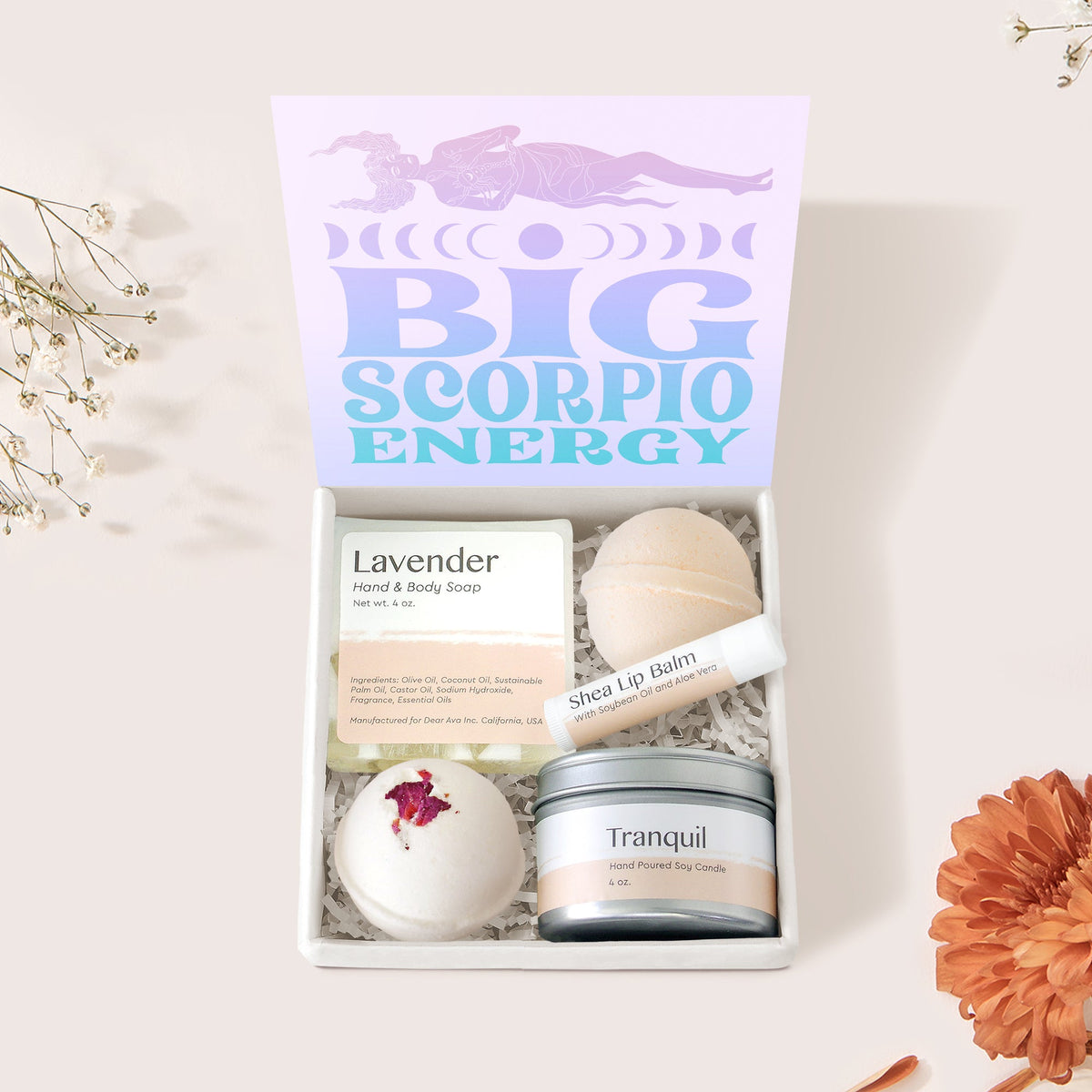 Big Scorpio Energy Zodiac Gift Box Set - Dear Ava