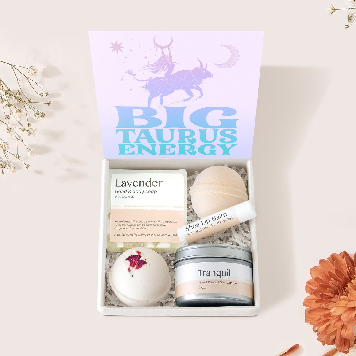 Big Taurus Energy Zodiac Gift Box Set - Dear Ava