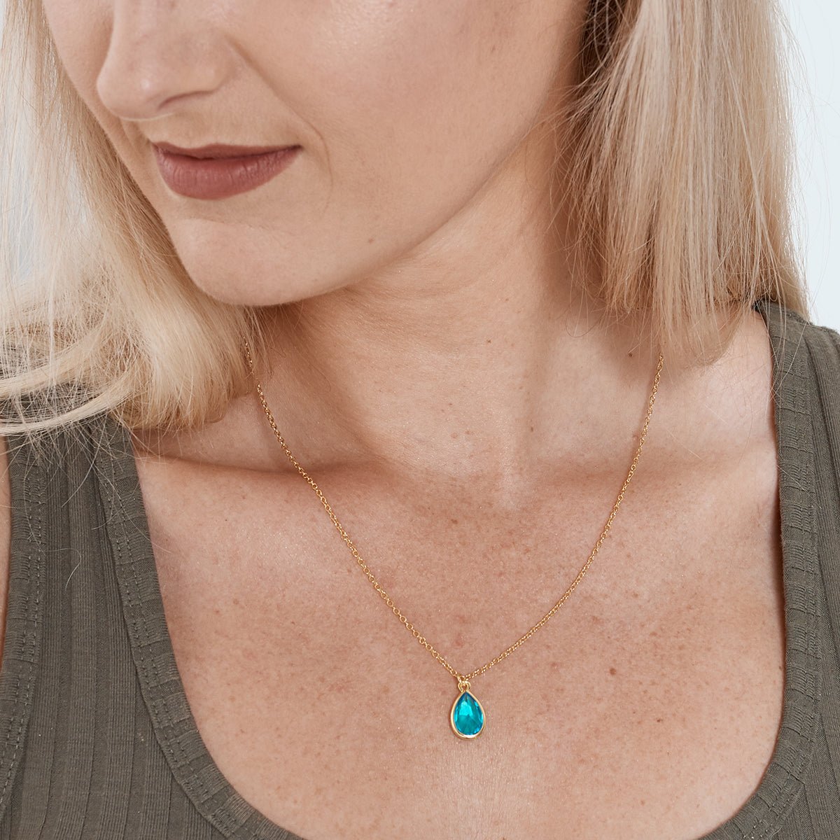 Birthday Birthstone Necklace - Dear Ava