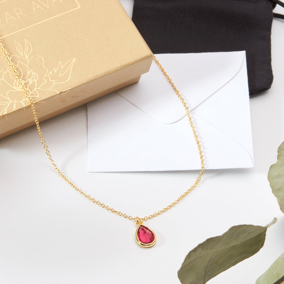 Birthday Birthstone Necklace, Multiple Styles Necklace - Dear Ava