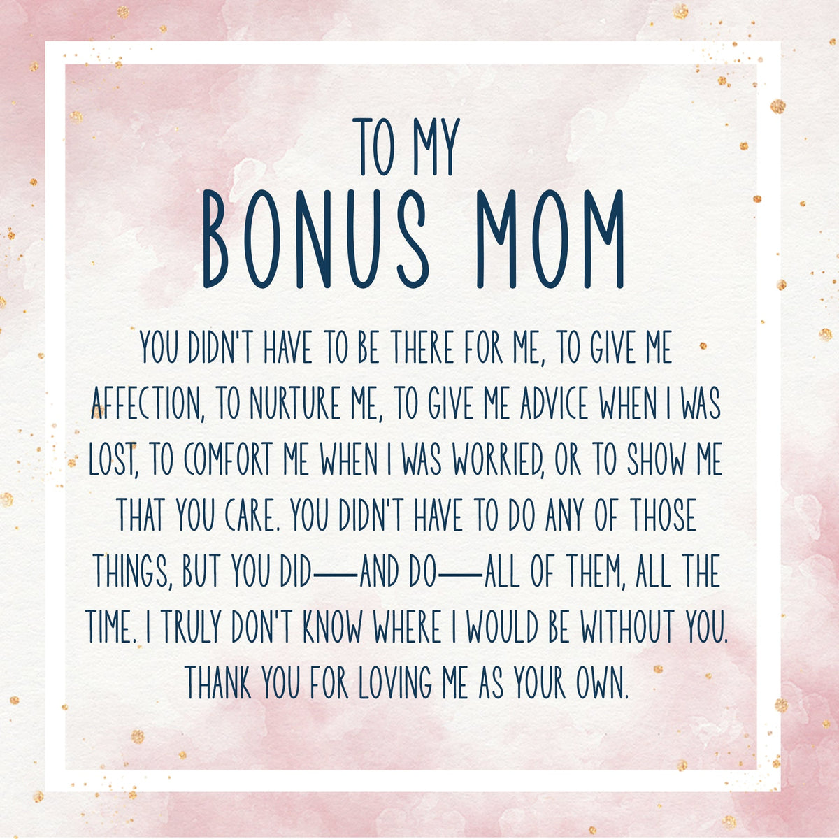 Bonus Mom Double Circle Necklace Spa Gift Box Set - Dear Ava