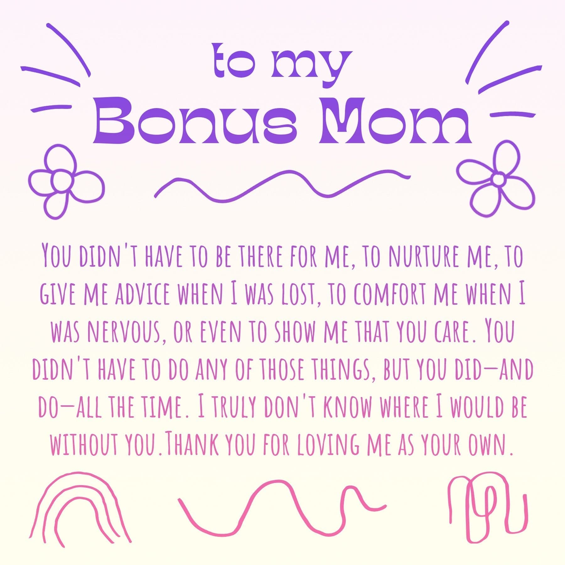 Bonus Mom Gift Box SetBath & Body Gift Basket Self Care & Stress