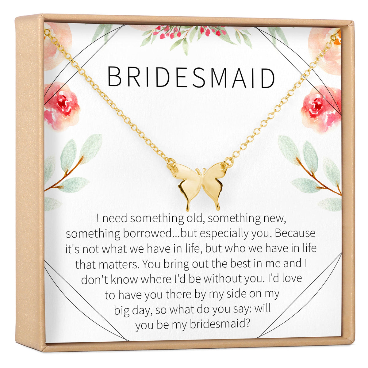 Bridesmaids Necklace - Dear Ava