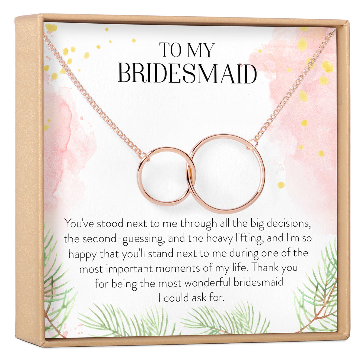 Bridesmaids Necklace - Dear Ava