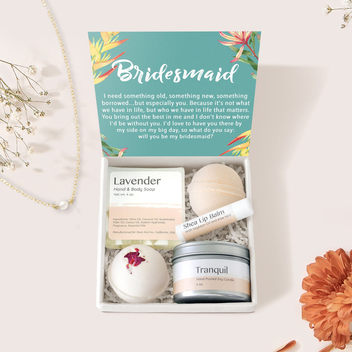 Bridesmaids Spa Gift Box - Dear Ava