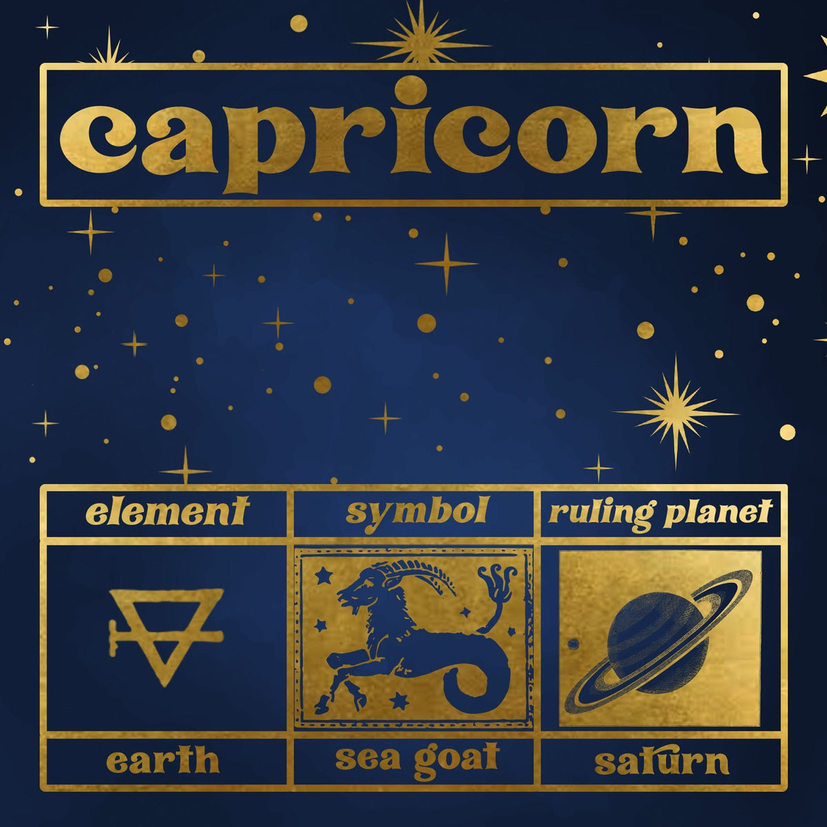 Capricorn Zodiac Gift Box Set - Dear Ava