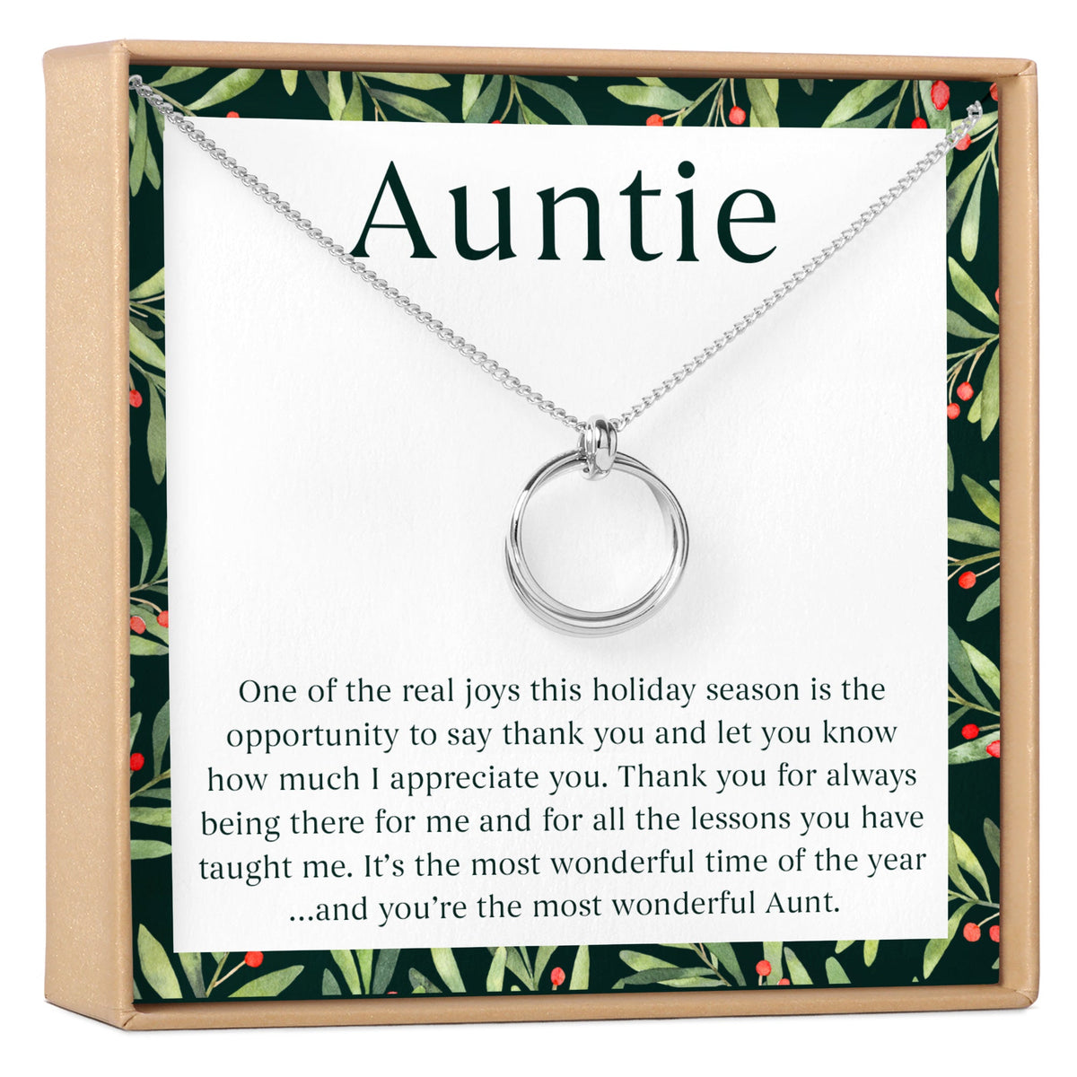 Christmas Gift for Aunt Necklace, Multiple Styles - Dear Ava