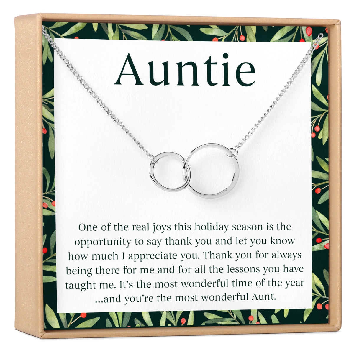 Christmas Gift for Aunt Necklace, Multiple Styles - Dear Ava