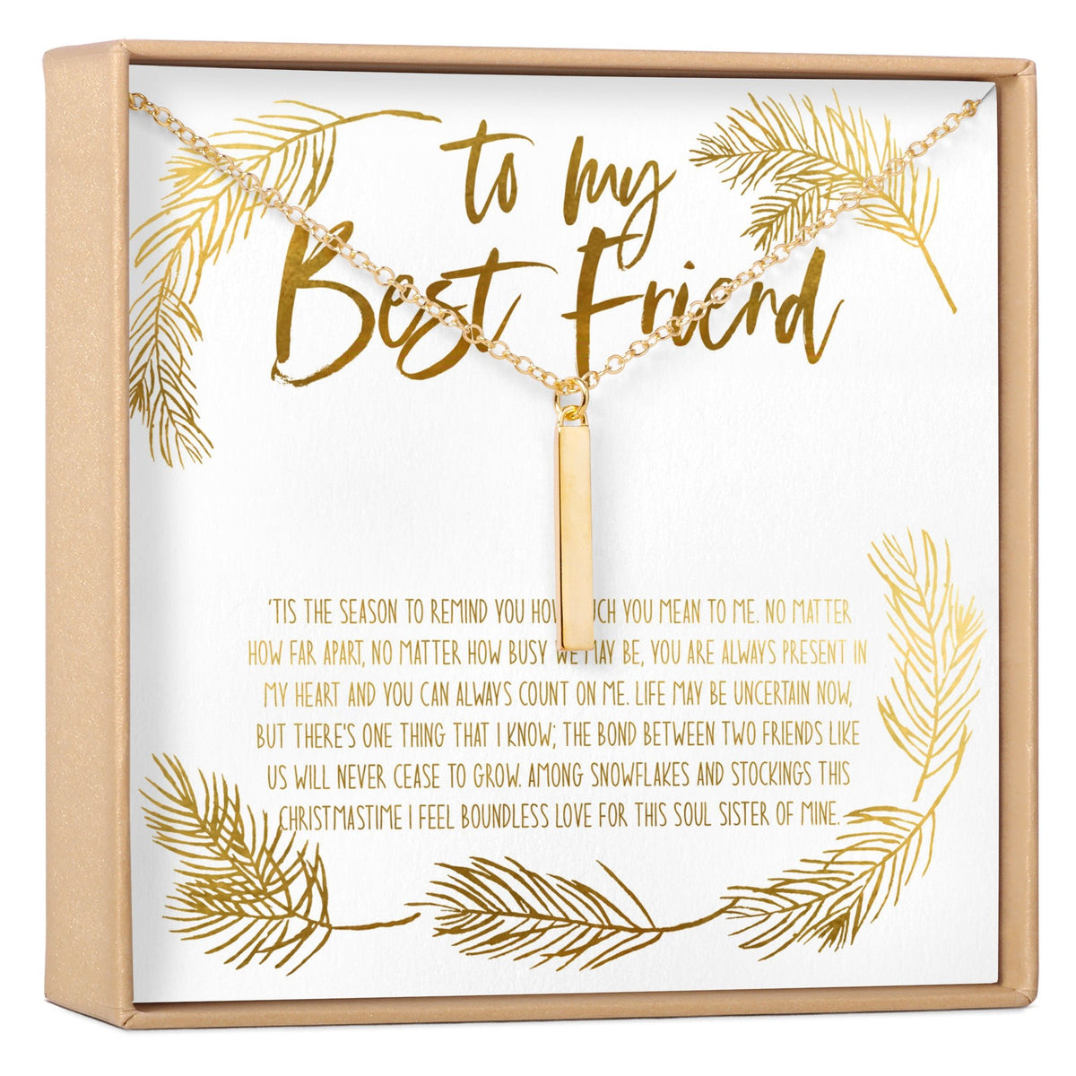 Christmas Gift for Best Friend Necklace, Multiple Styles - Dear Ava