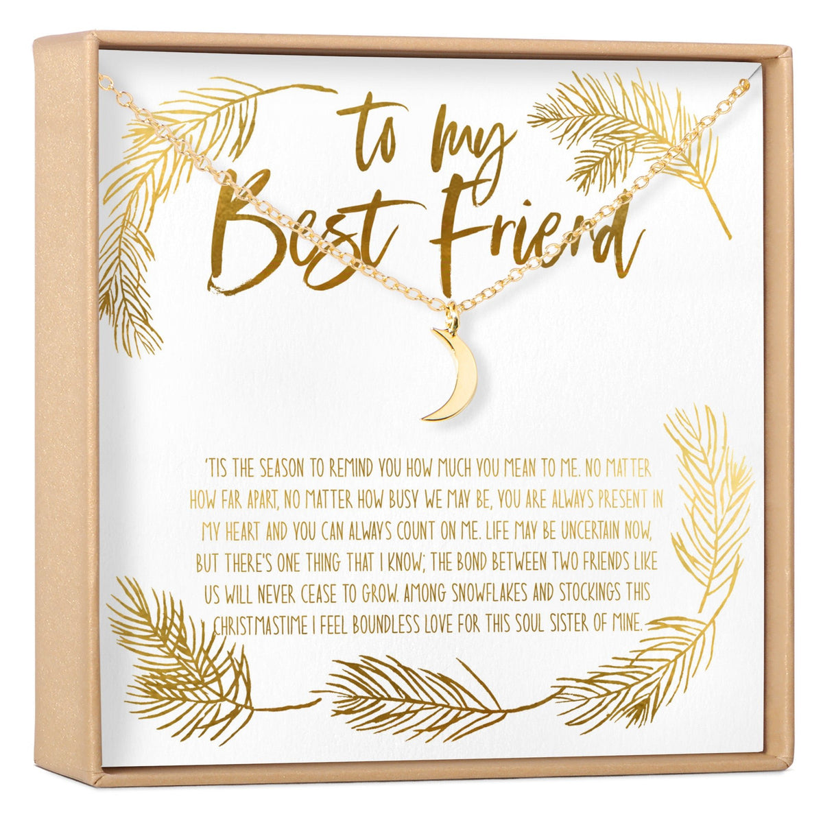 Christmas Gift for Best Friend Necklace, Multiple Styles - Dear Ava