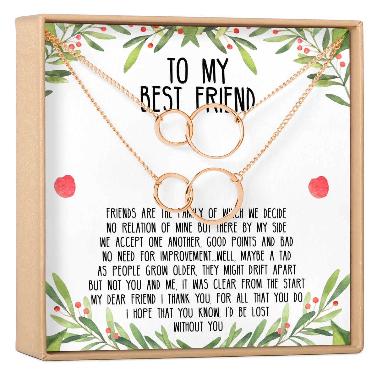 Christmas Gift for Best Friend Necklace, Multiple Styles - Dear Ava