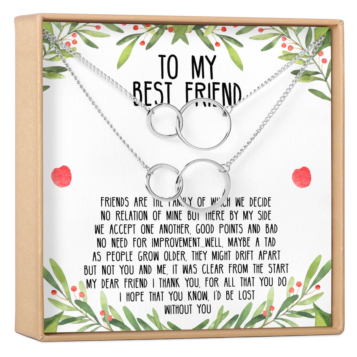 Christmas Gift for Best Friend Necklace, Multiple Styles - Dear Ava