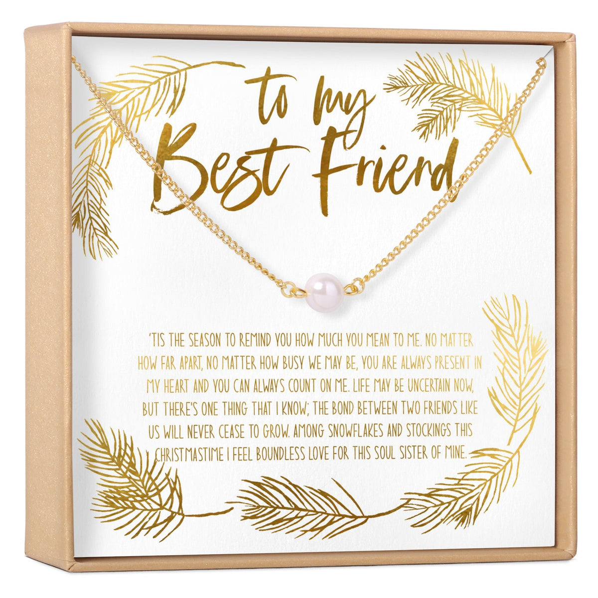 Christmas Gift for Best Friend Necklace, Multiple Styles - Dear Ava