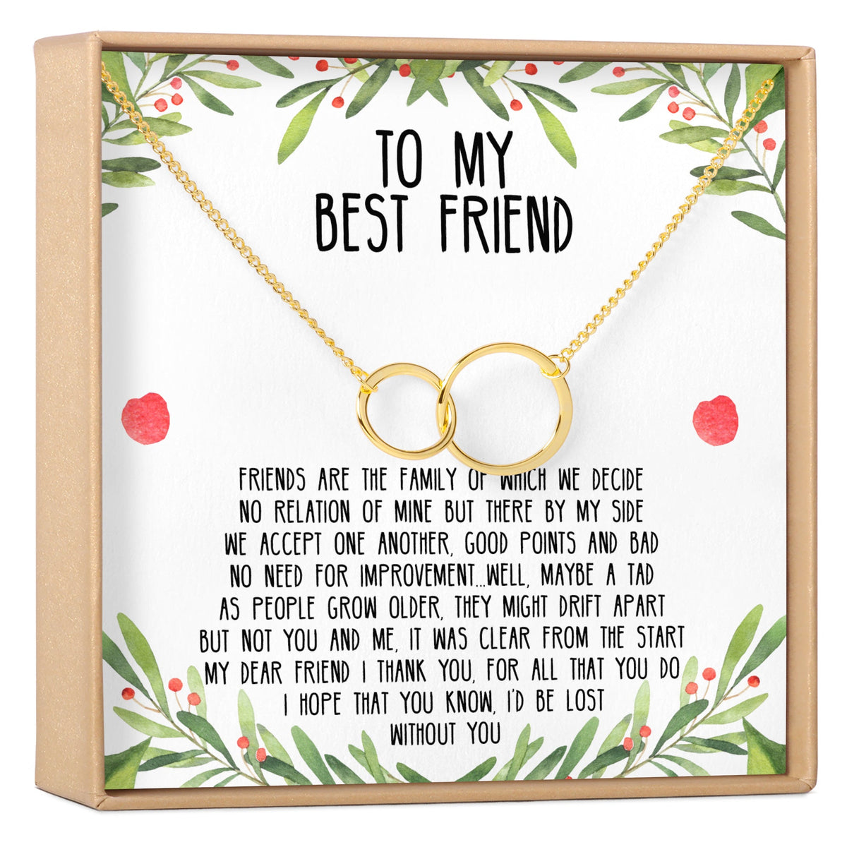 Christmas Gift for Best Friend Necklace, Multiple Styles - Dear Ava