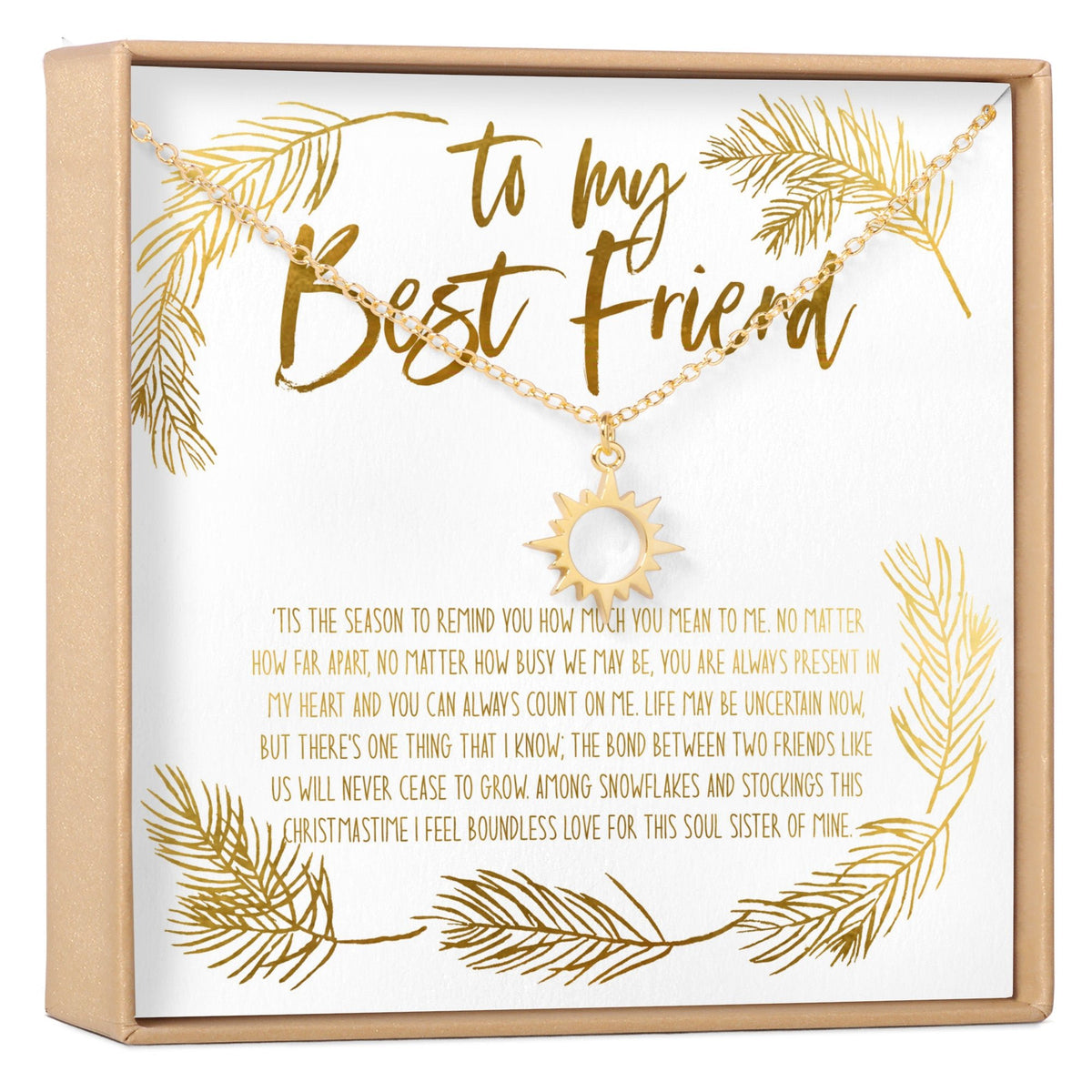 Christmas Gift for Best Friend Necklace, Multiple Styles - Dear Ava