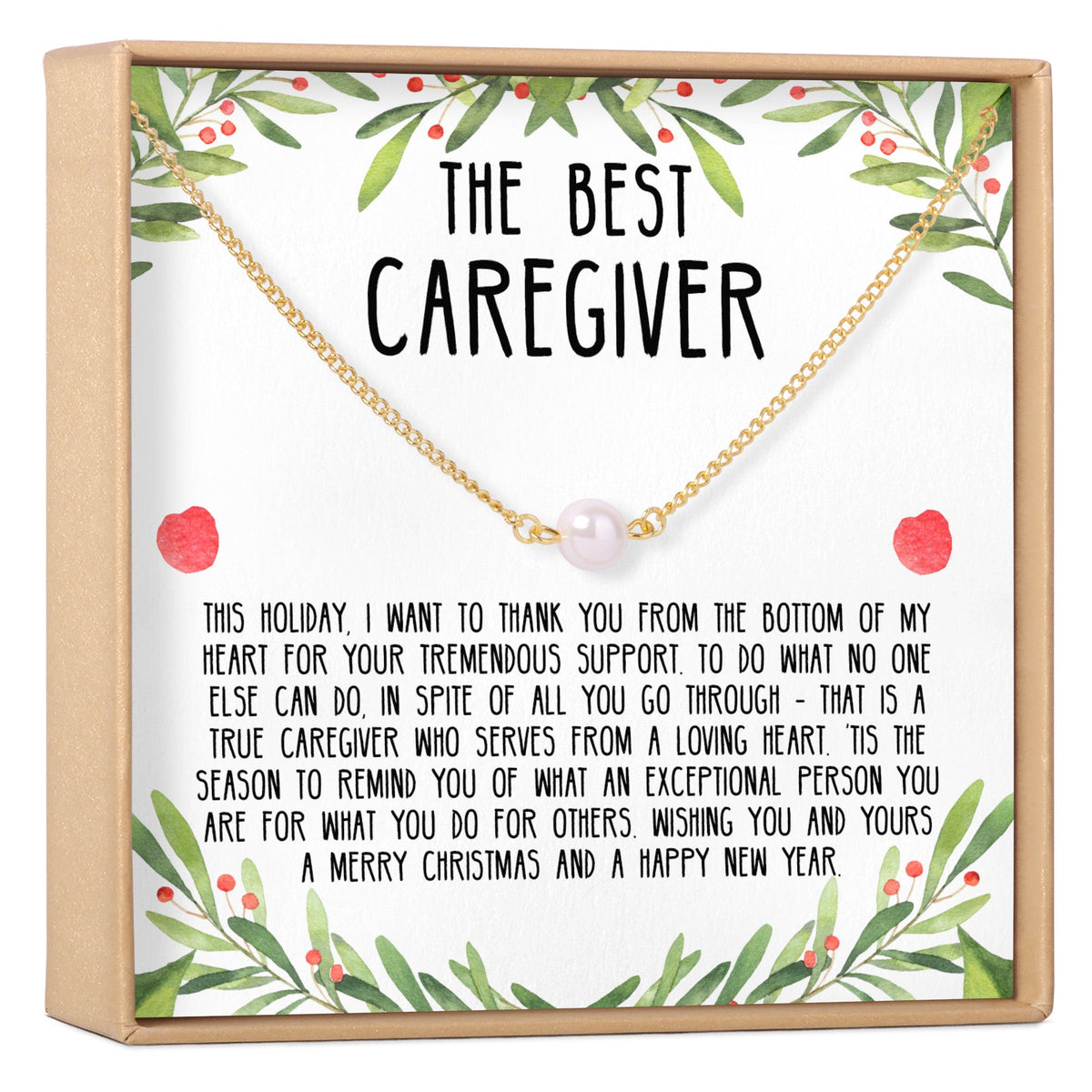 Christmas Gift for Caregiver Necklace, Multiple Styles - Dear Ava