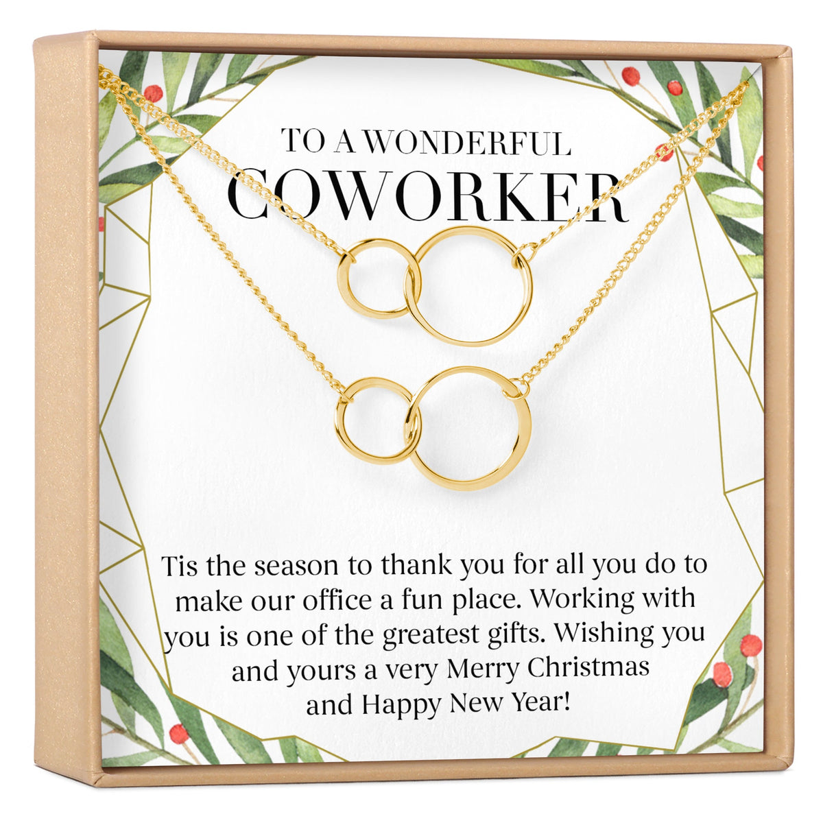 Christmas Gift for Coworker Necklace, Multiple Styles - Dear Ava