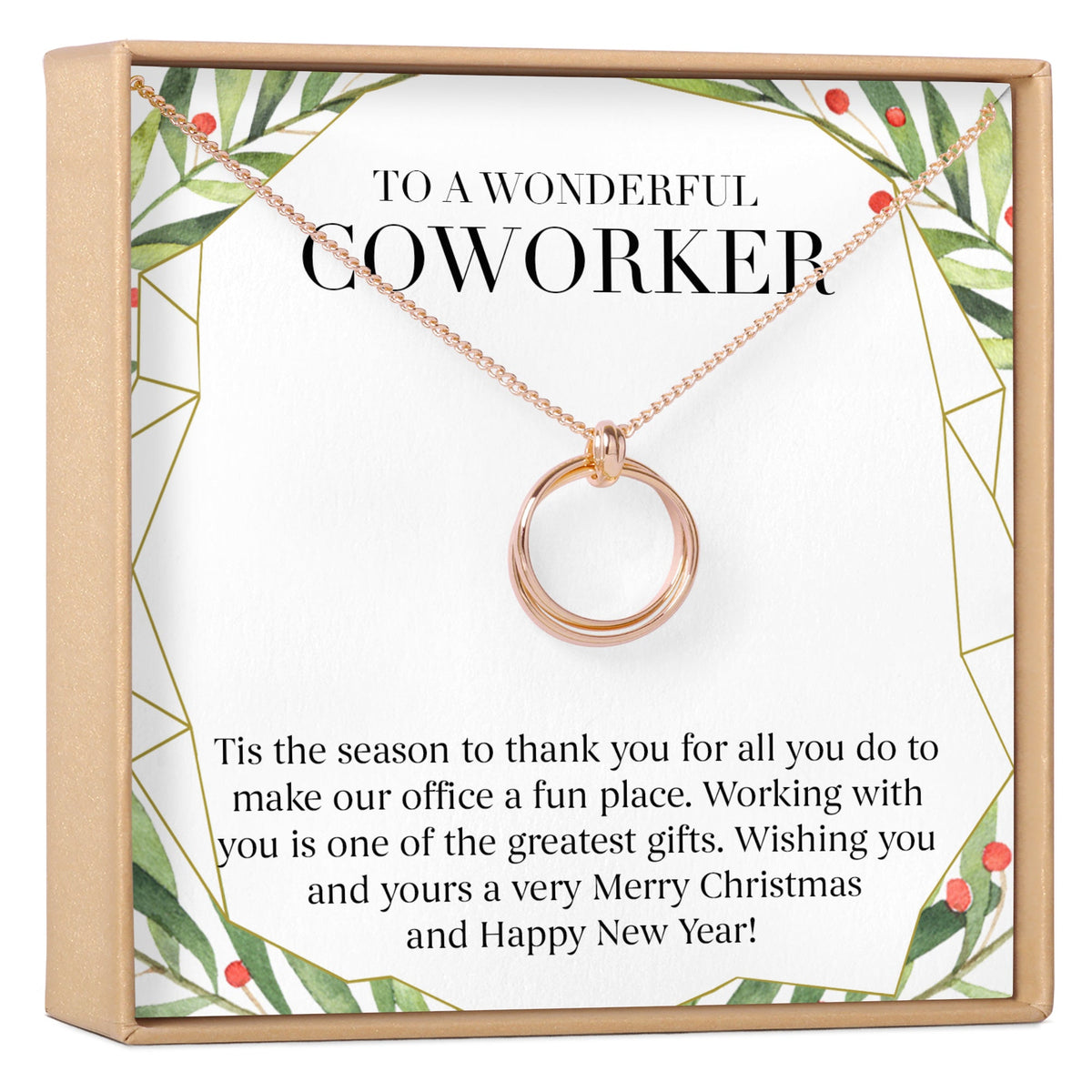 Christmas Gift for Coworker Necklace, Multiple Styles - Dear Ava