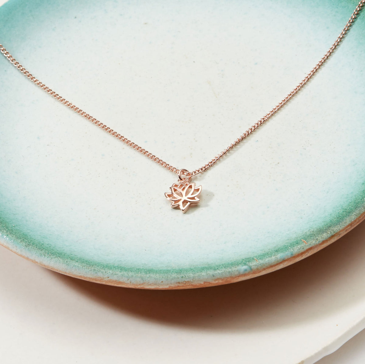 Christmas Gift for Daughter in Law Lotus Necklace - Dear Ava