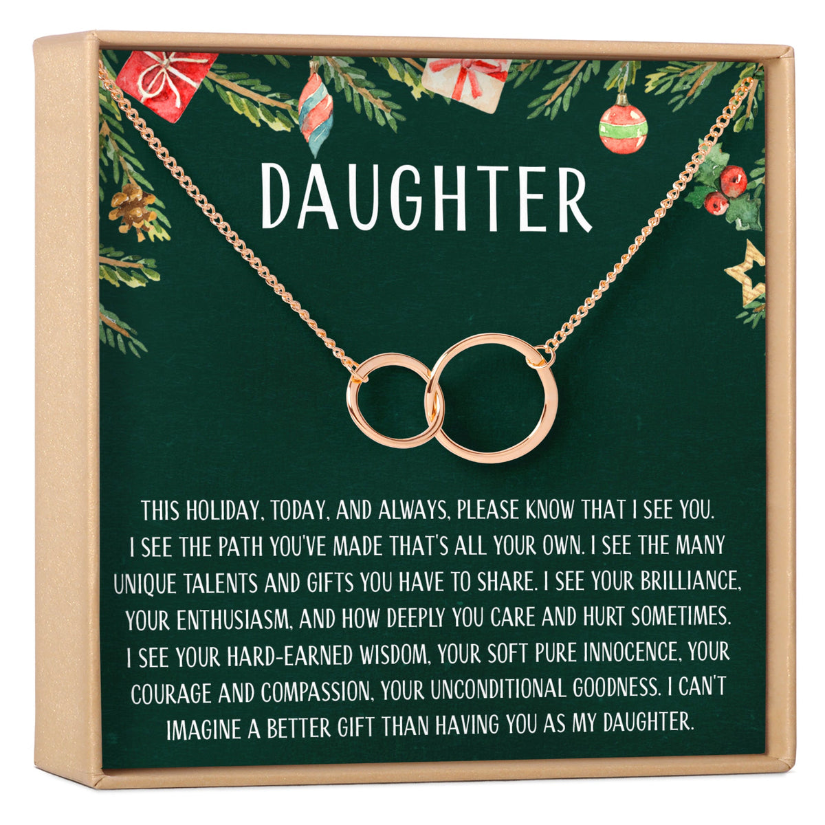 Christmas Gift for Daughter Necklace, Multiple Styles - Dear Ava