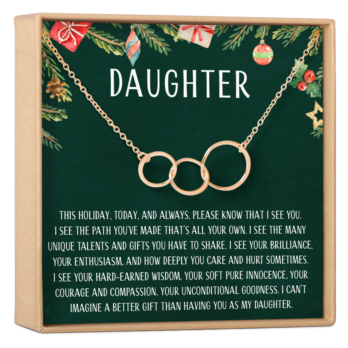 Christmas Gift for Daughter Necklace, Multiple Styles - Dear Ava