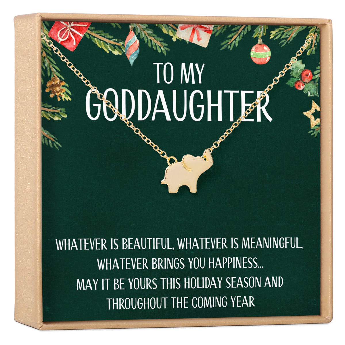 Christmas Gift for Goddaughter Necklace, Multiple Styles - Dear Ava